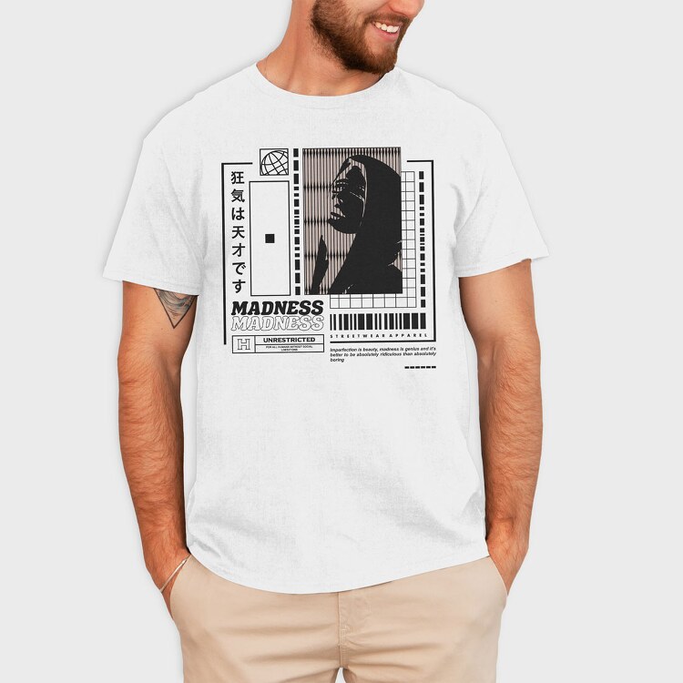 Madness 1, Tricou Barbati (Unisex)