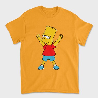 Tricou Barbati (Unisex), Bart Simpson 02