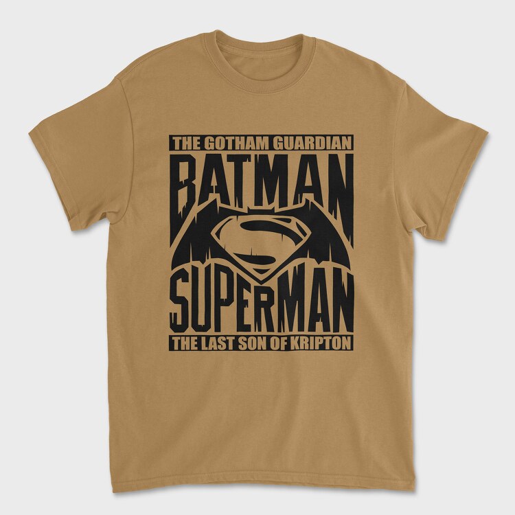 Tricou Barbati (Unisex), Batman Superman