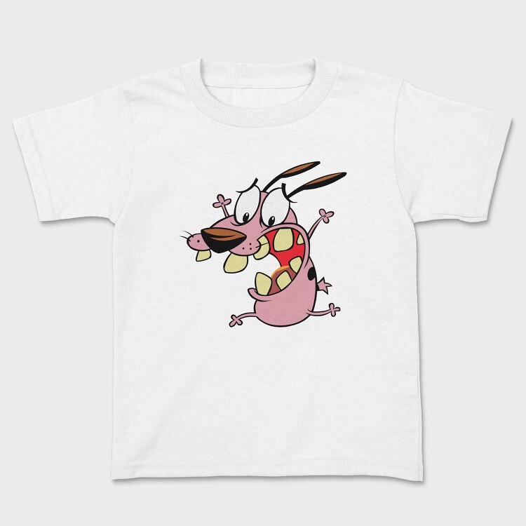 Tricou Copii, Cartoon Retro Courage the Cowardly Dog 3