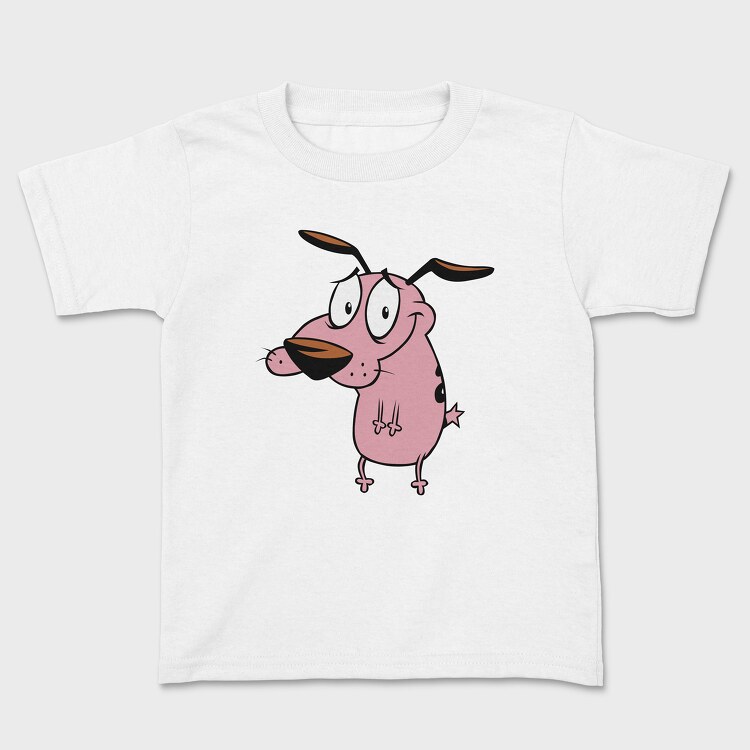 Tricou Copii, Cartoon Retro Courage the Cowardly Dog 5