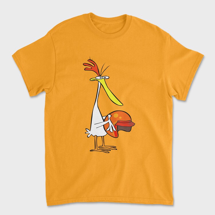 Tricou Barbati (Unisex), Cartoon Retro Cow and Chicken 5