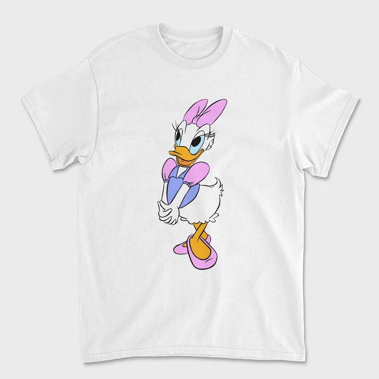 Tricou Barbati (Unisex), Cartoon Retro Daisy Duck 6