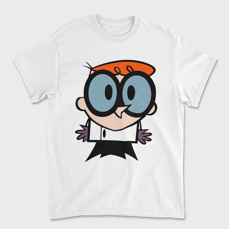 Tricou Barbati (Unisex), Cartoon Retro Dexter Laboratory 3