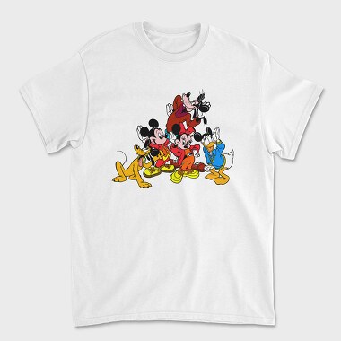 Cartoon Retro Disney 1, Tricou Barbati (Unisex)