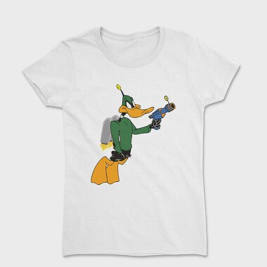 Cartoon Retro Duck Dodgers 2, Tricou Femei