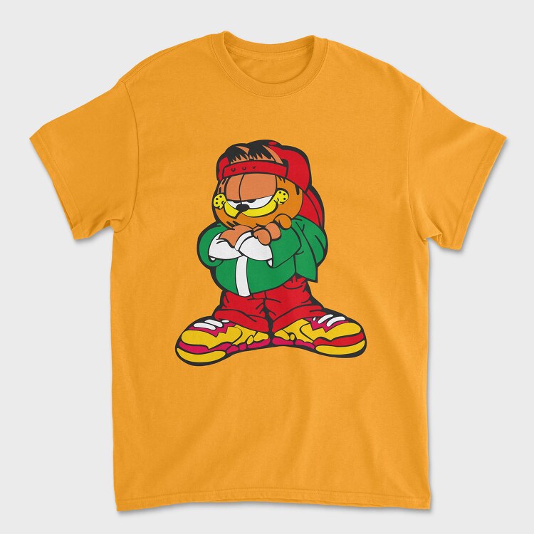 Tricou Barbati (Unisex), Cartoon Retro Garfield 2