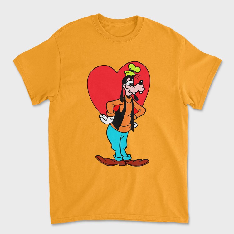 Tricou Barbati (Unisex), Cartoon Retro Goofy 2