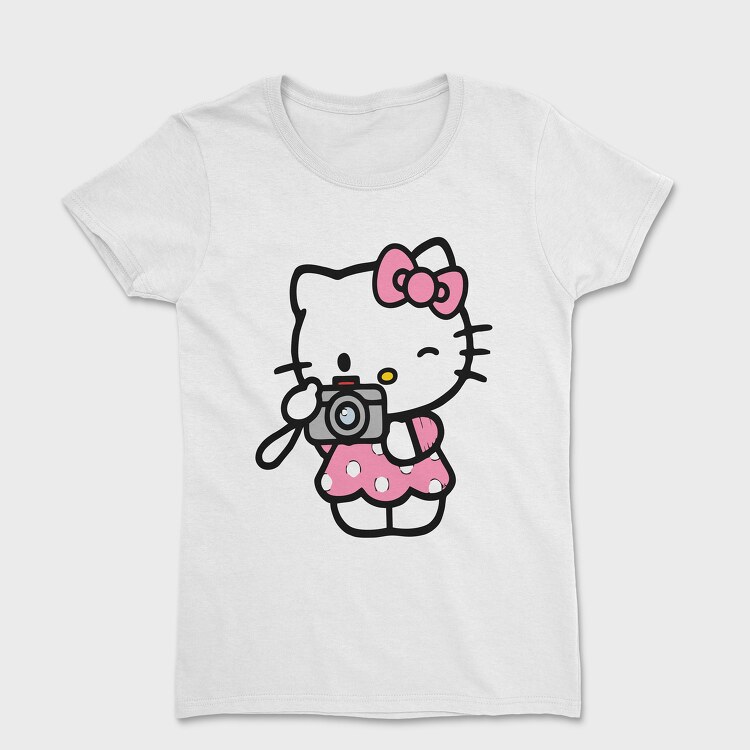 Tricou Femei, Cartoon Retro Hello Kitty 1