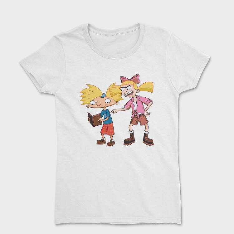 Tricou Femei, Cartoon Retro Hey Arnold 1