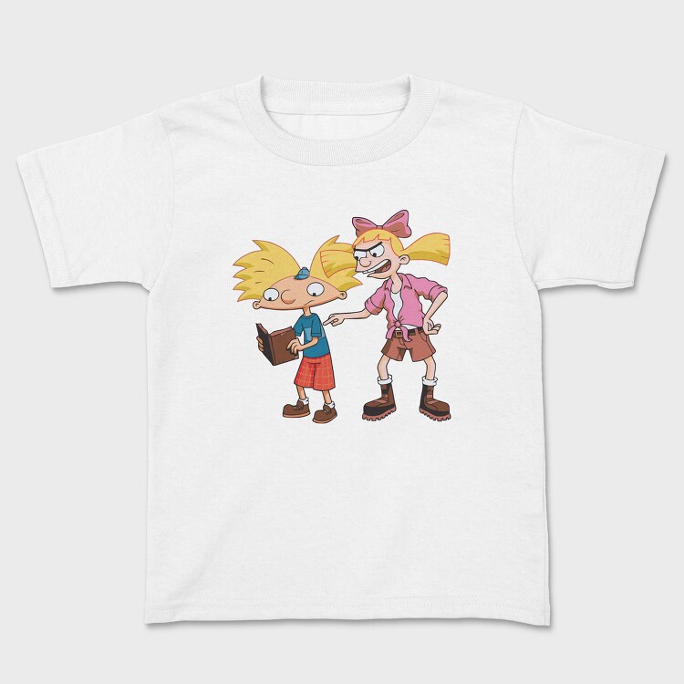 Tricou Copii, Cartoon Retro Hey Arnold 1