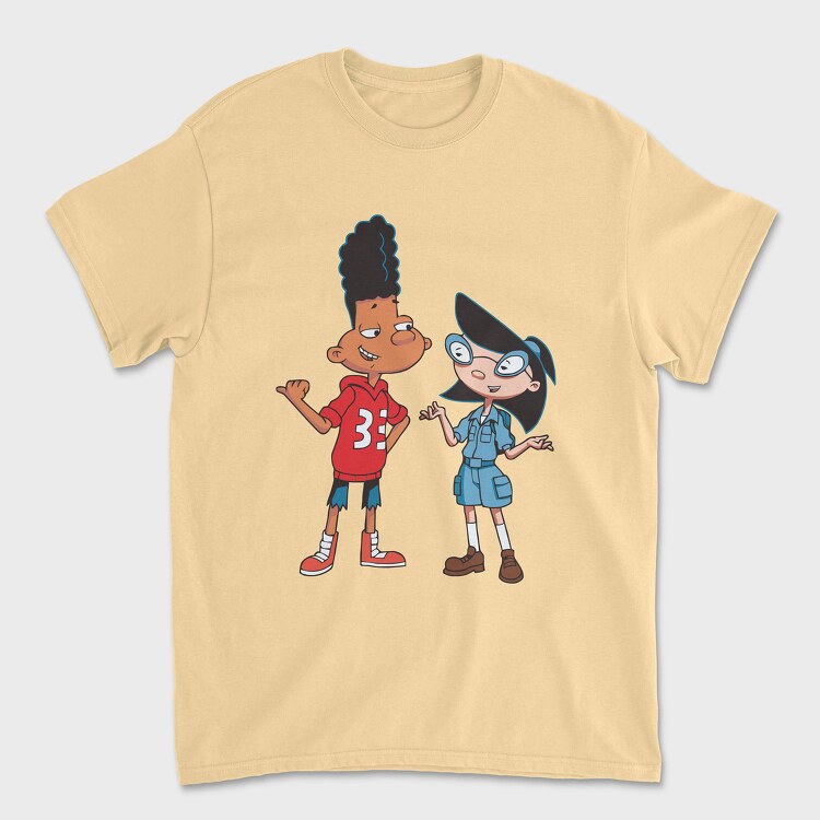 Tricou Barbati (Unisex), Cartoon Retro Hey Arnold 2