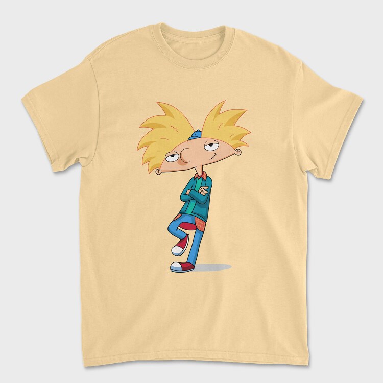 Tricou Barbati (Unisex), Cartoon Retro Hey Arnold 6