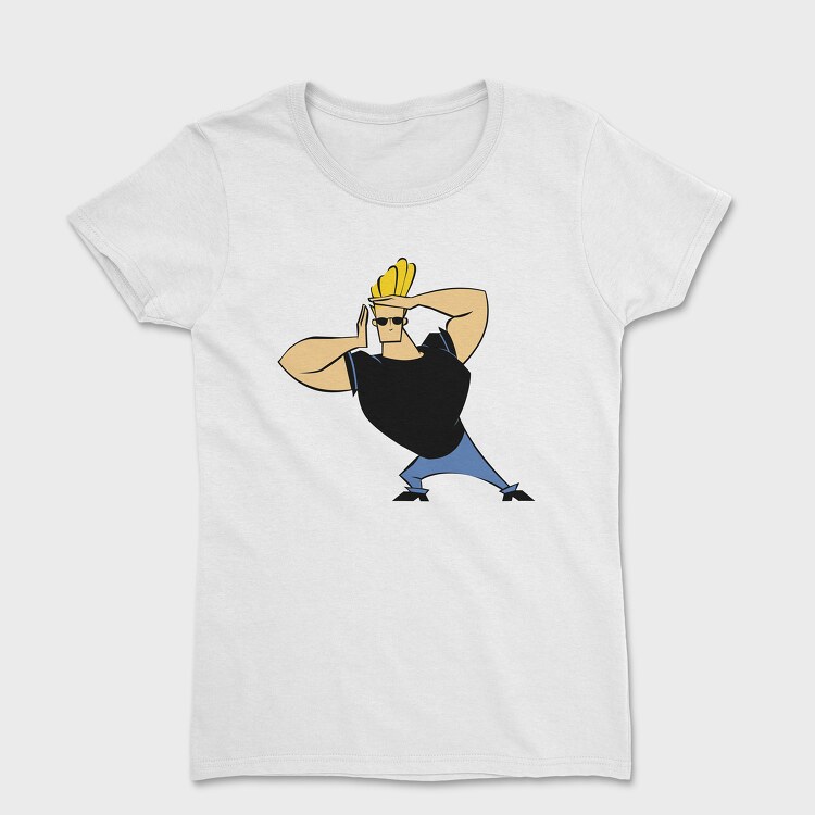 Tricou Femei, Cartoon Retro Johny Bravo 2