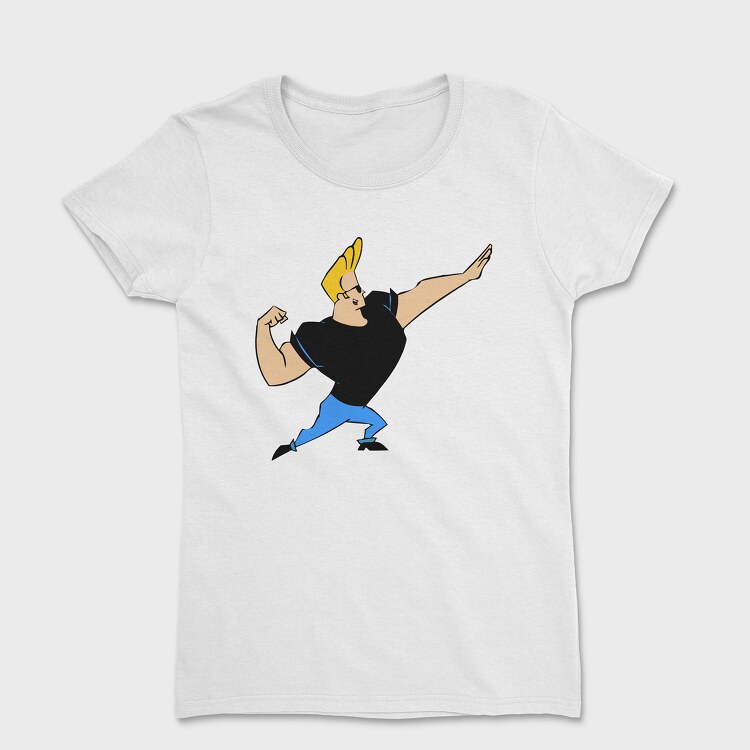 Tricou Femei, Cartoon Retro Johny Bravo 3