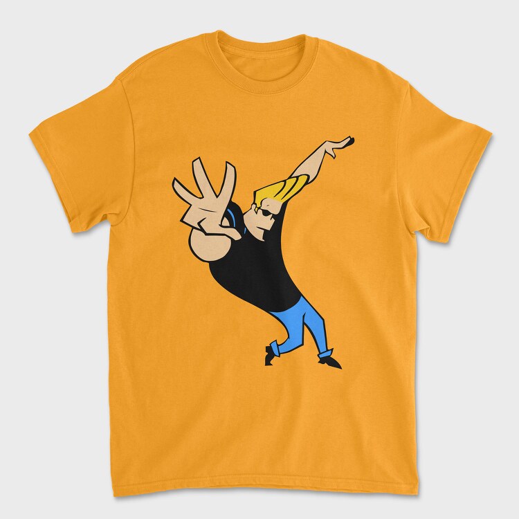 Tricou Barbati (Unisex), Cartoon Retro Johny Bravo 4