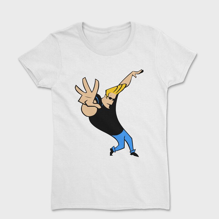 Tricou Femei, Cartoon Retro Johny Bravo 4