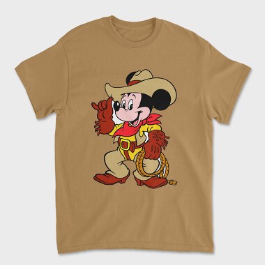 Cartoon Retro Mickey Mouse 4, Tricou Barbati (Unisex)