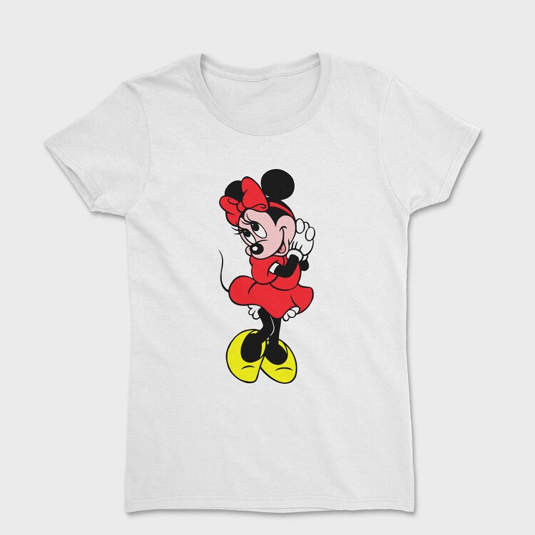 Tricou Femei, Cartoon Retro Minnie 1