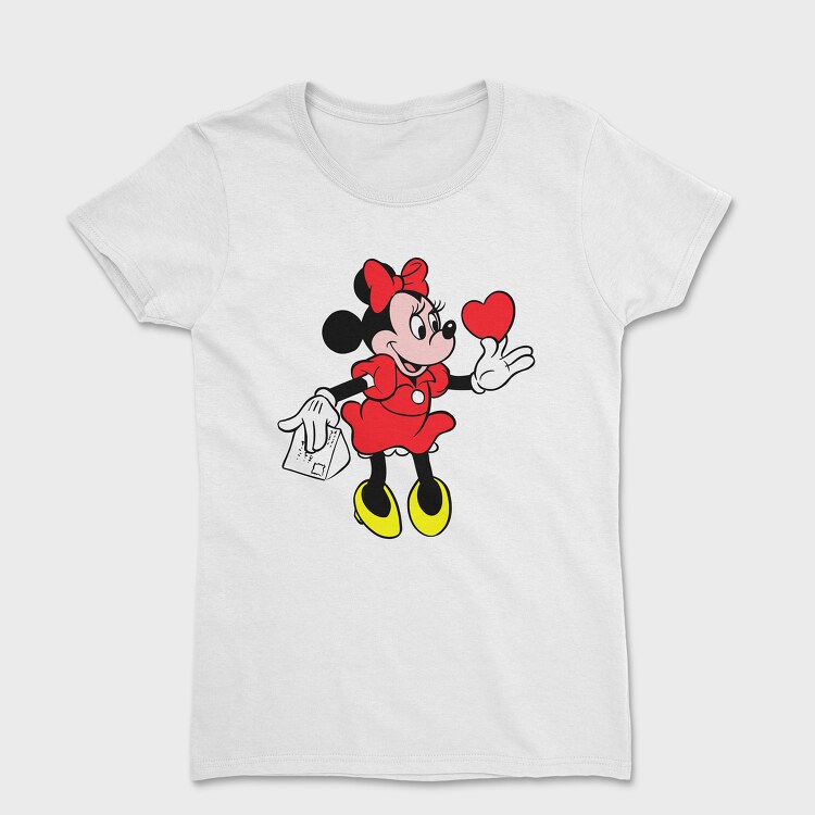 Tricou Femei, Cartoon Retro Minnie 2