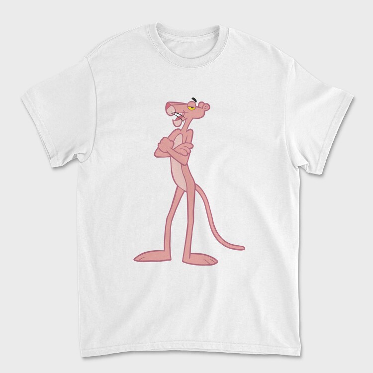 Tricou Barbati (Unisex), Cartoon Retro Pink Panter 2