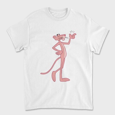 Cartoon Retro Pink Panter 3, Tricou Barbati (Unisex)