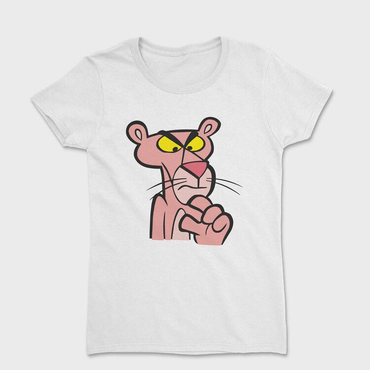 Tricou Femei, Cartoon Retro Pink Panter 6