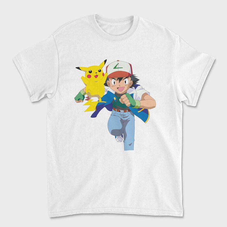 Tricou Barbati (Unisex), Cartoon Retro Pokemon 2