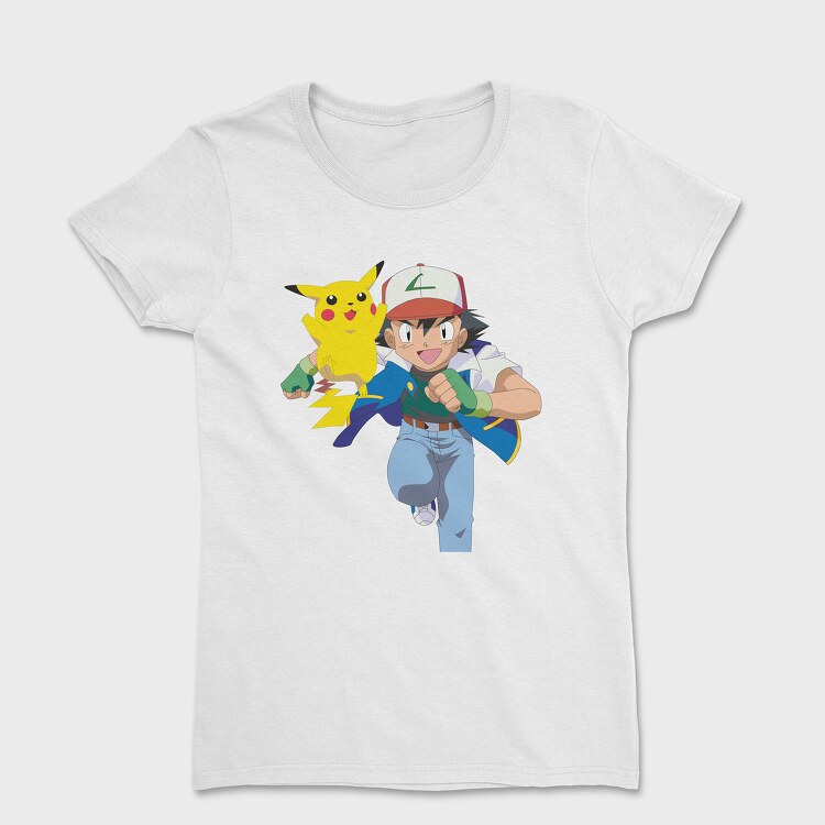 Tricou Femei, Cartoon Retro Pokemon 2