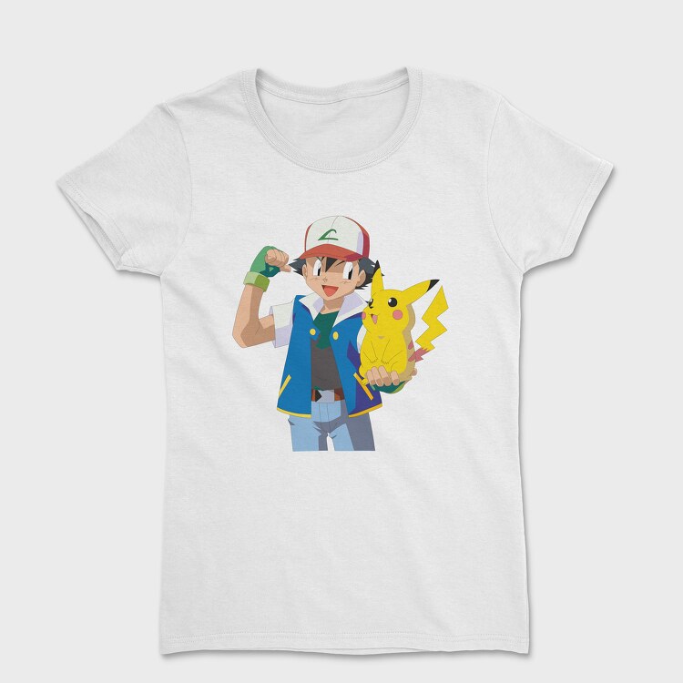 Tricou Femei, Cartoon Retro Pokemon 4