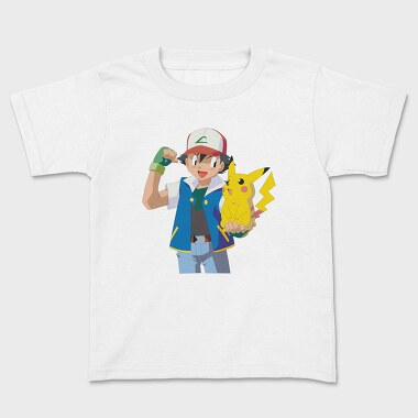 Cartoon Retro Pokemon 4, Tricou Copii