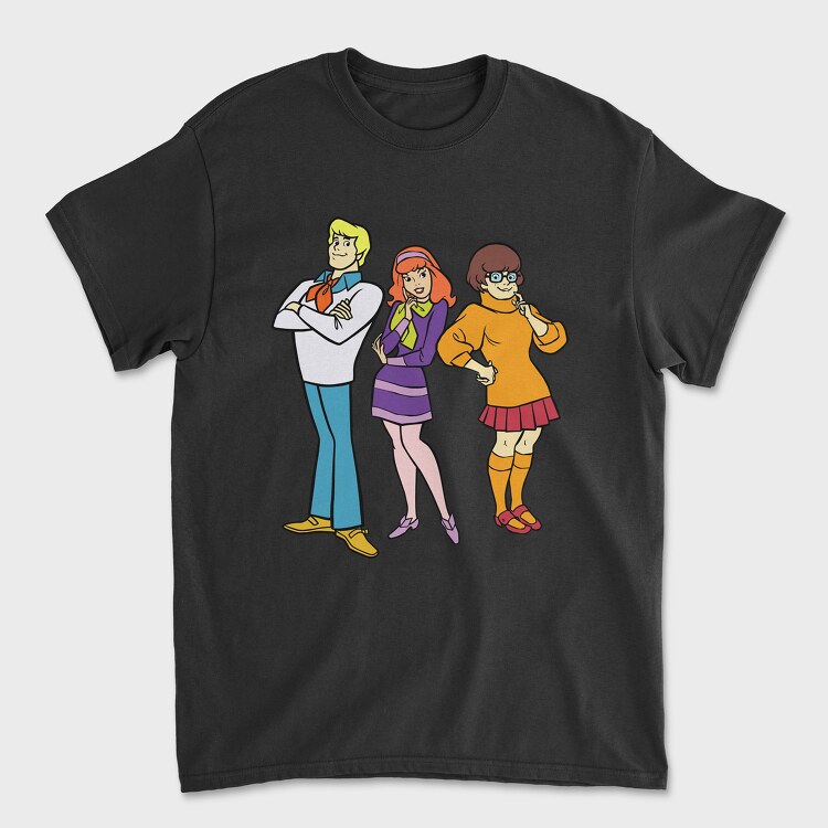 Tricou Barbati (Unisex), Cartoon Retro Scooby Doo 1