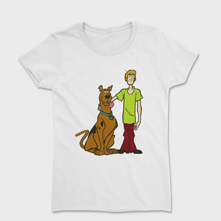 Tricou Femei, Cartoon Retro Scooby Doo 3