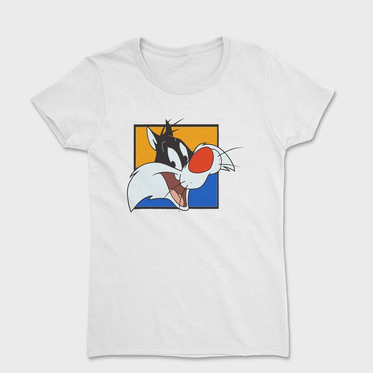 Tricou Femei, Cartoon Retro Silvestre 2