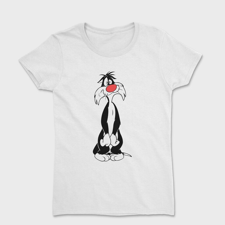 Tricou Femei, Cartoon Retro Silvestre 4