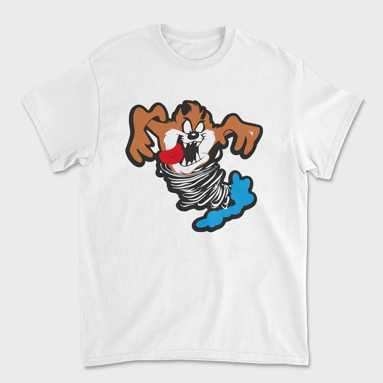 Tricou Barbati (Unisex), Cartoon Retro Tazmania 4