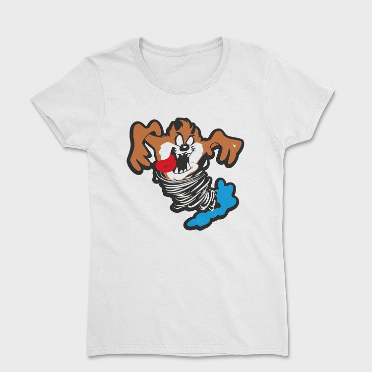 Tricou Femei, Cartoon Retro Tazmania 4