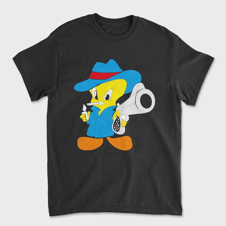 Tricou Barbati (Unisex), Cartoon Retro Tweety 3