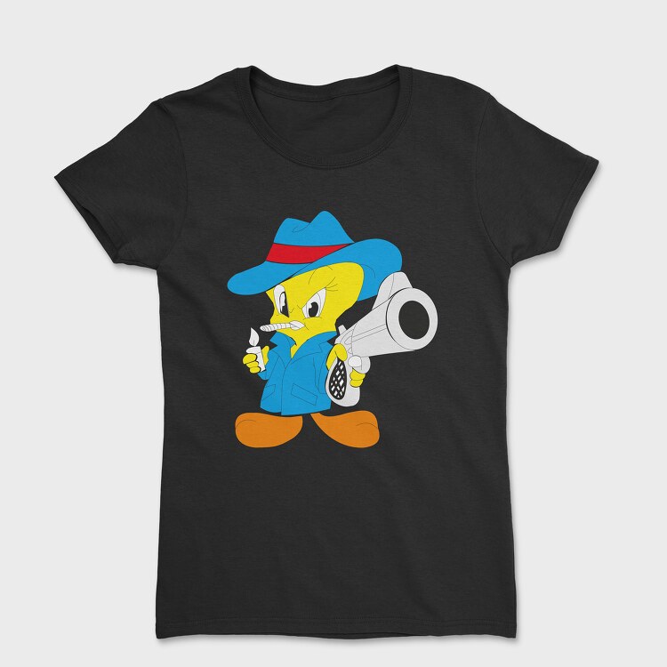 Tricou Femei, Cartoon Retro Tweety 3