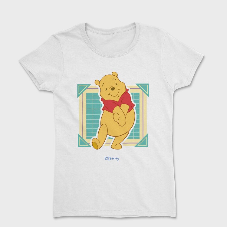 Tricou Femei, Cartoon Retro Winnie the Pooh 4