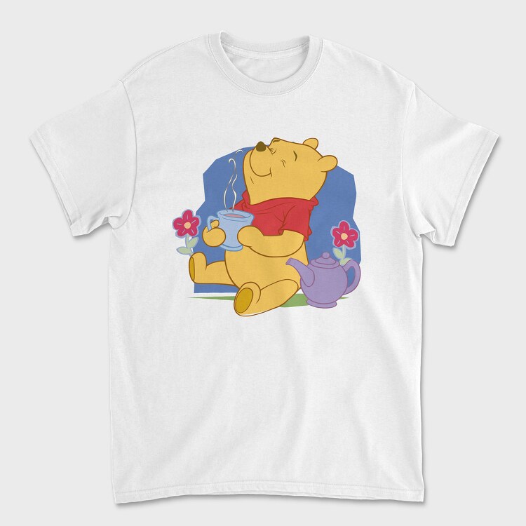 Tricou Barbati (Unisex), Cartoon Retro Winnie the Pooh 6