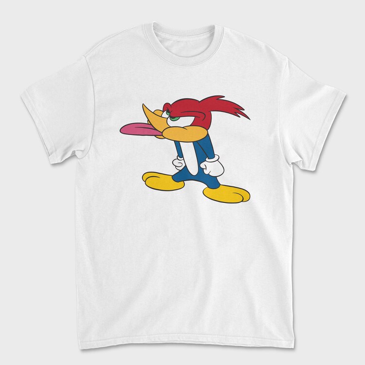 Tricou Barbati (Unisex), Cartoon Retro Woody Woodpecker 1