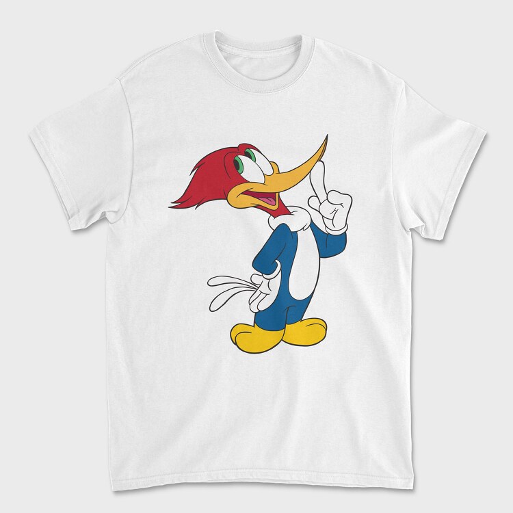 Tricou Barbati (Unisex), Cartoon Retro Woody Woodpecker 2