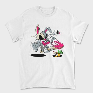 Crazy Bugs Bunny, Tricou Barbati (Unisex)