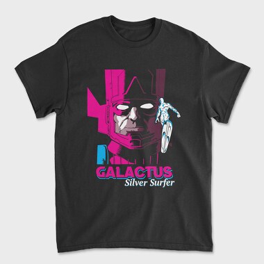 Tricou Barbati (Unisex), galactus silver surfer