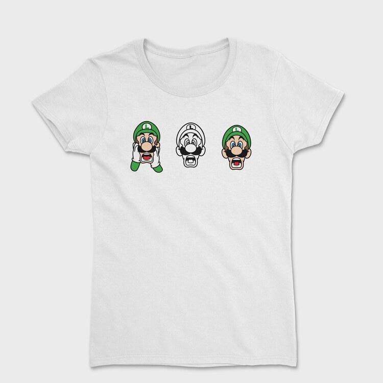 Luigi Scream 1 2, Tricou Femei