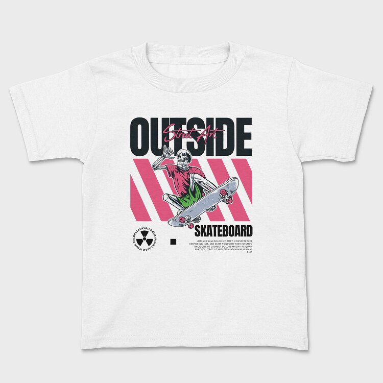 Outside Skateboard 2, Tricou Copii