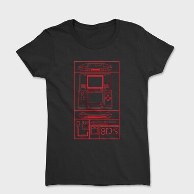 Retro Gaming 8 Bit, Tricou Femei