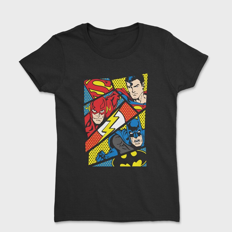 Tricou Femei, Superman Batman