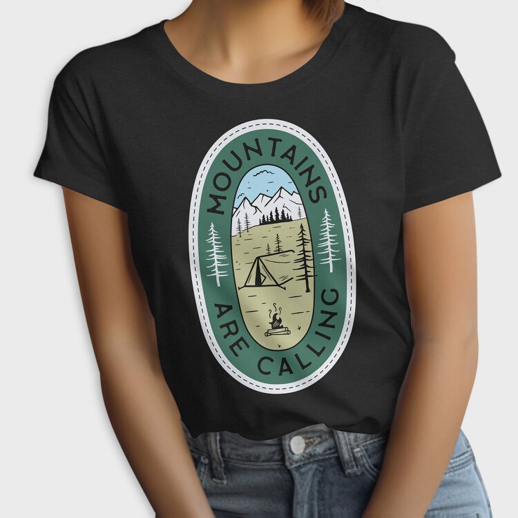 Mountains Are Calling Camp, Tricou Femei